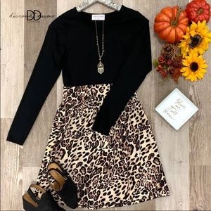NWOT Boutique Cheetah Print Dress